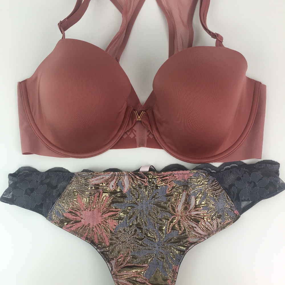 Victorias Secret 38D XL Sexy Illusions Bra Panty